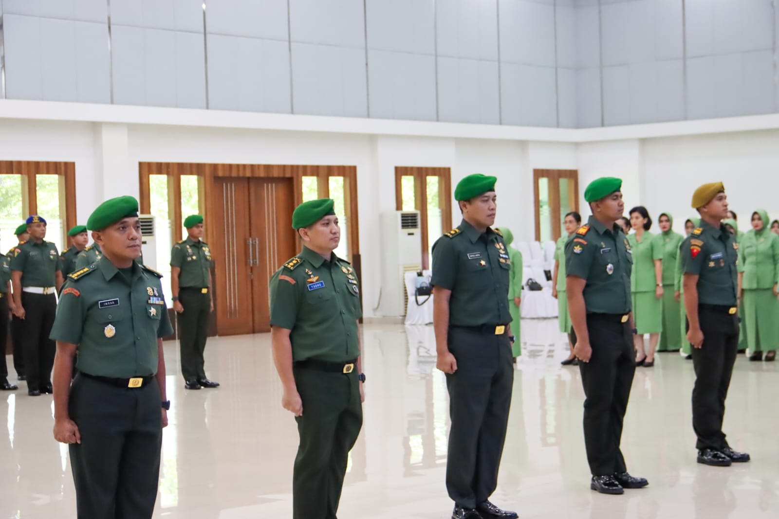 Pangdam XII/Tpr Terima Laporan Korps, 53 Perwira Resmi Sandang Pangkat Baru