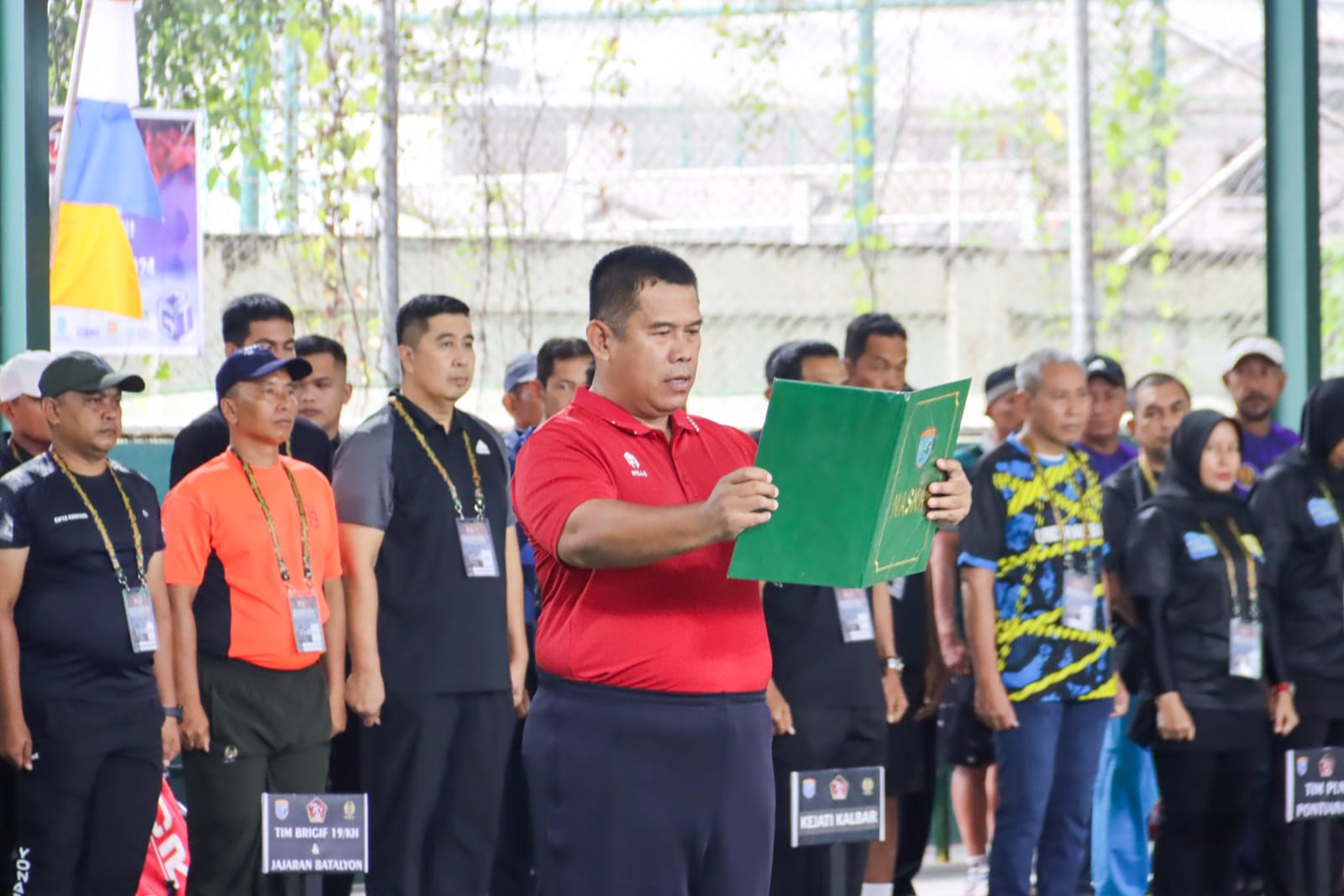 Pangdam Tanjungpura Buka Open Tournament Tennis Lapangan Piala Panglima TNI