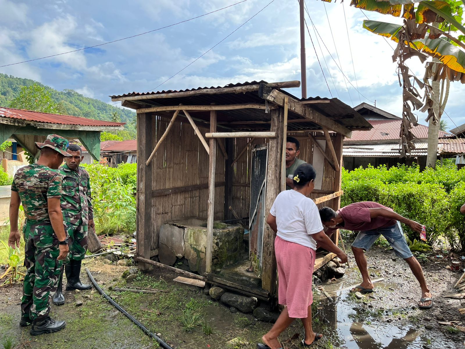 TMMD ke-128 Hadirkan MCK Layak di Ende, Warga Aelipo Nikmati Sanitasi Sehat