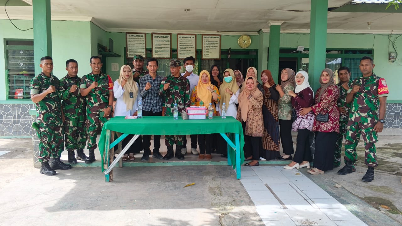 Koramil Kempo Gandeng Puskesmas, Layanan Kesehatan Gratis Disambut Antusias