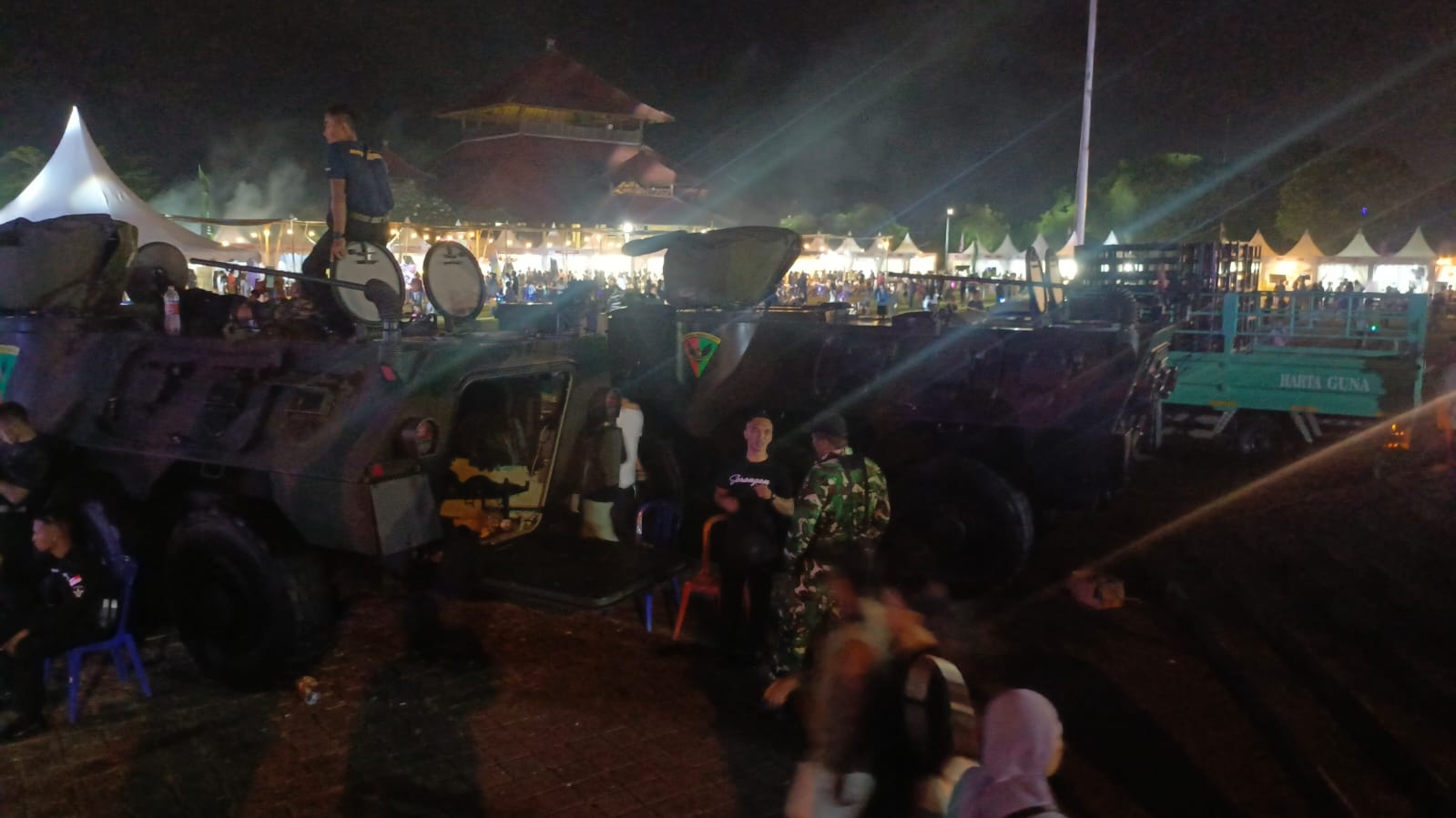 Dandim Klungkung Terjunkan Personel Kawal Festival Semarapura Ke 8
