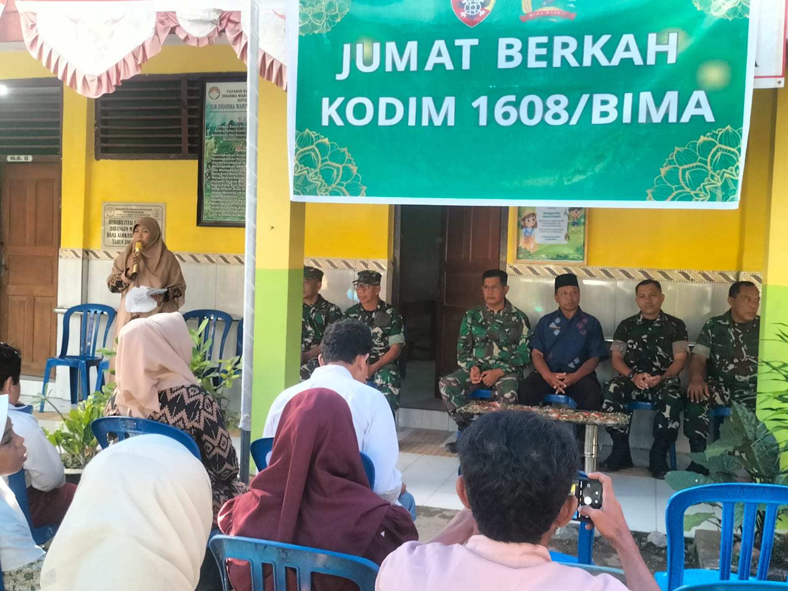 Kodim 1608/Bima Perkuat Silaturahmi dan Kepedulian pada Anak Berkebutuhan Khusus