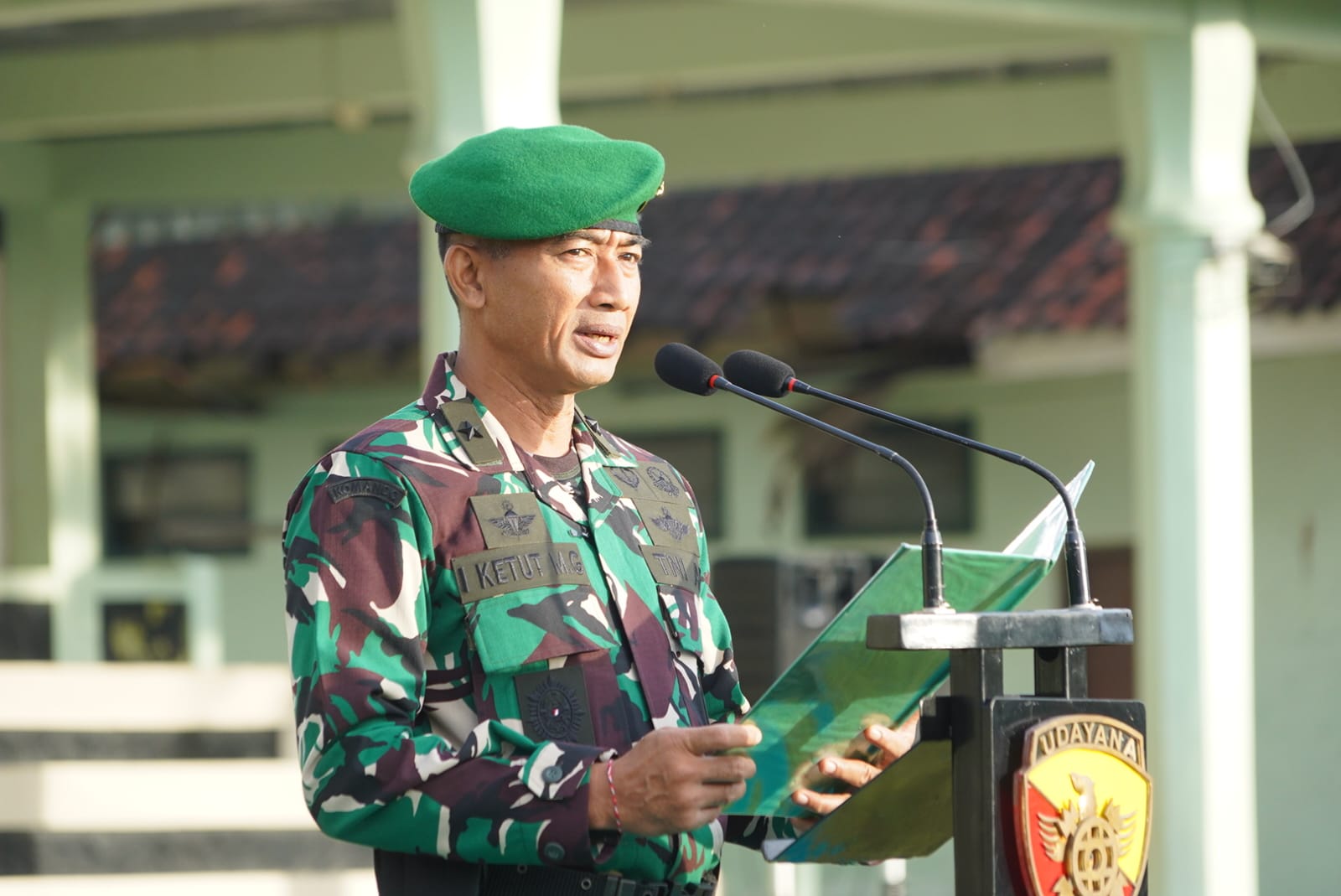 Kodam IX/Udayana Perkuat Semangat Pengabdian Prajurit dan PNS Melalui Upacara Bulanan