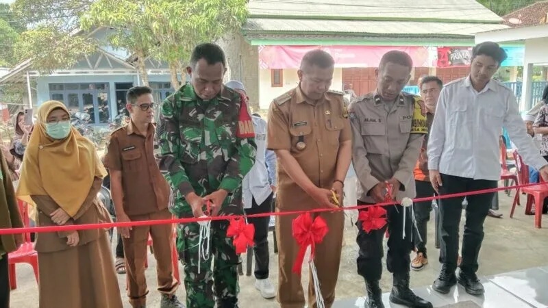 Babinsa Koramil 2209/Lengkong Hadiri Launching SPPG Yayasan Huddad Sukabumi Sejahtera