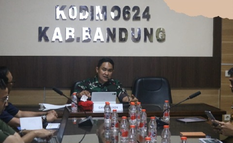 Dandim 0624 Pimpin Rakor Pembangunan Yon Tp di Kertasari, Tetapkan 5 Prinsip Utama Legalitas Hingga Berkeadilan