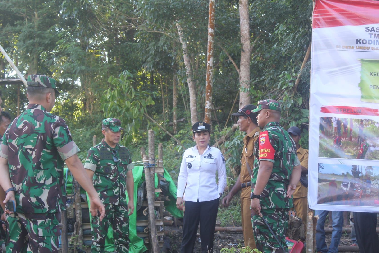Pangdam IX/Udayana Tinjau Lokasi TMMD Ke-128 di Umbu Wangu, Pastikan Program Berjalan Optimal