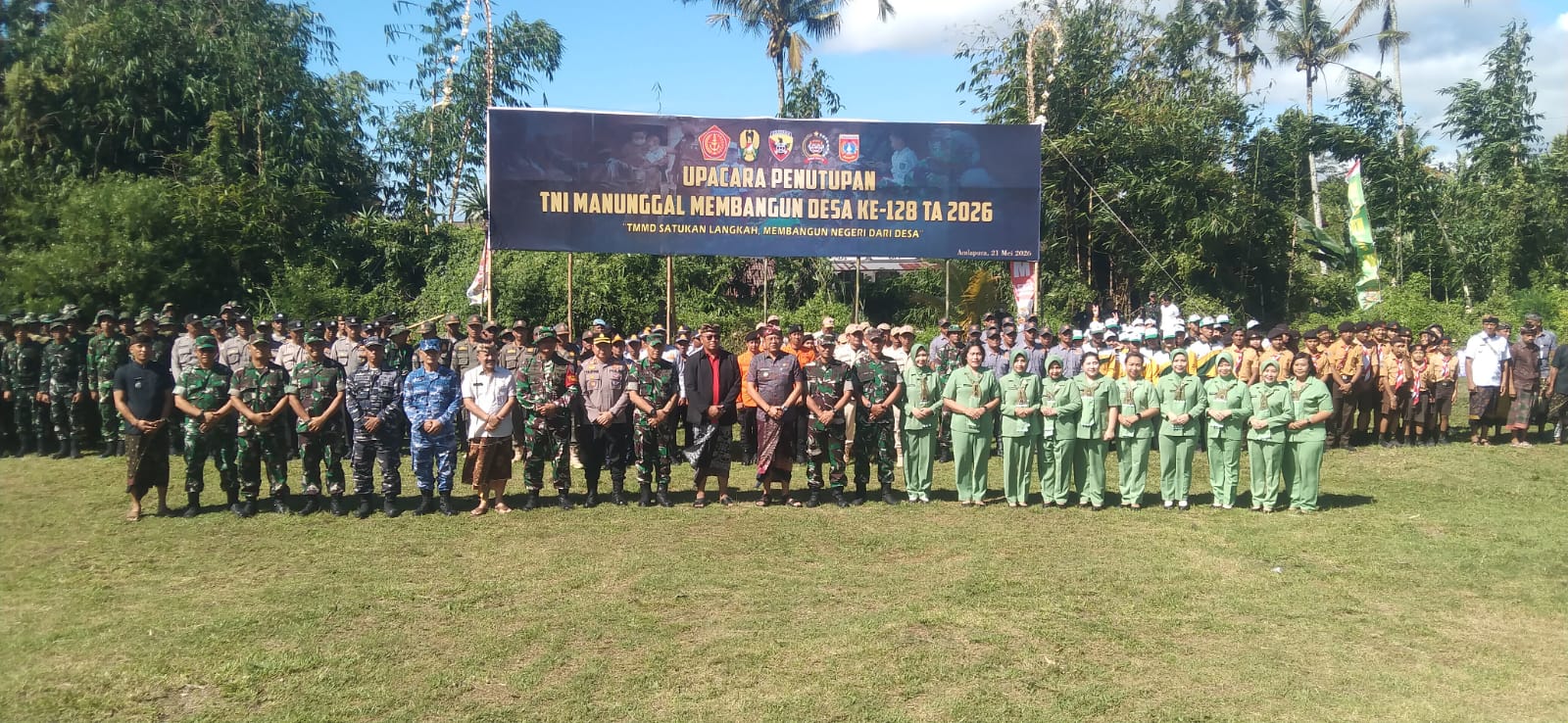 TMMD Ke-128 Kodim 1623/Karangasem Resmi Ditutup, Sinergi TNI dan Rakyat Hadirkan Manfaat Nyata