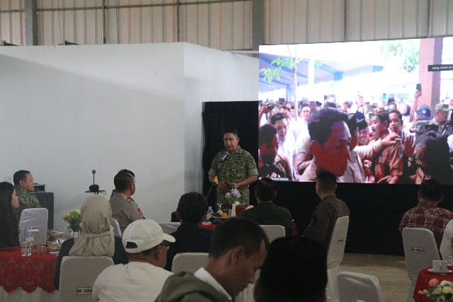 Dandim0624/Kab.Bandung Ikuti Peluncuran KDKMP Bersama Presiden Prabowo Subianto Melalui Zoom
