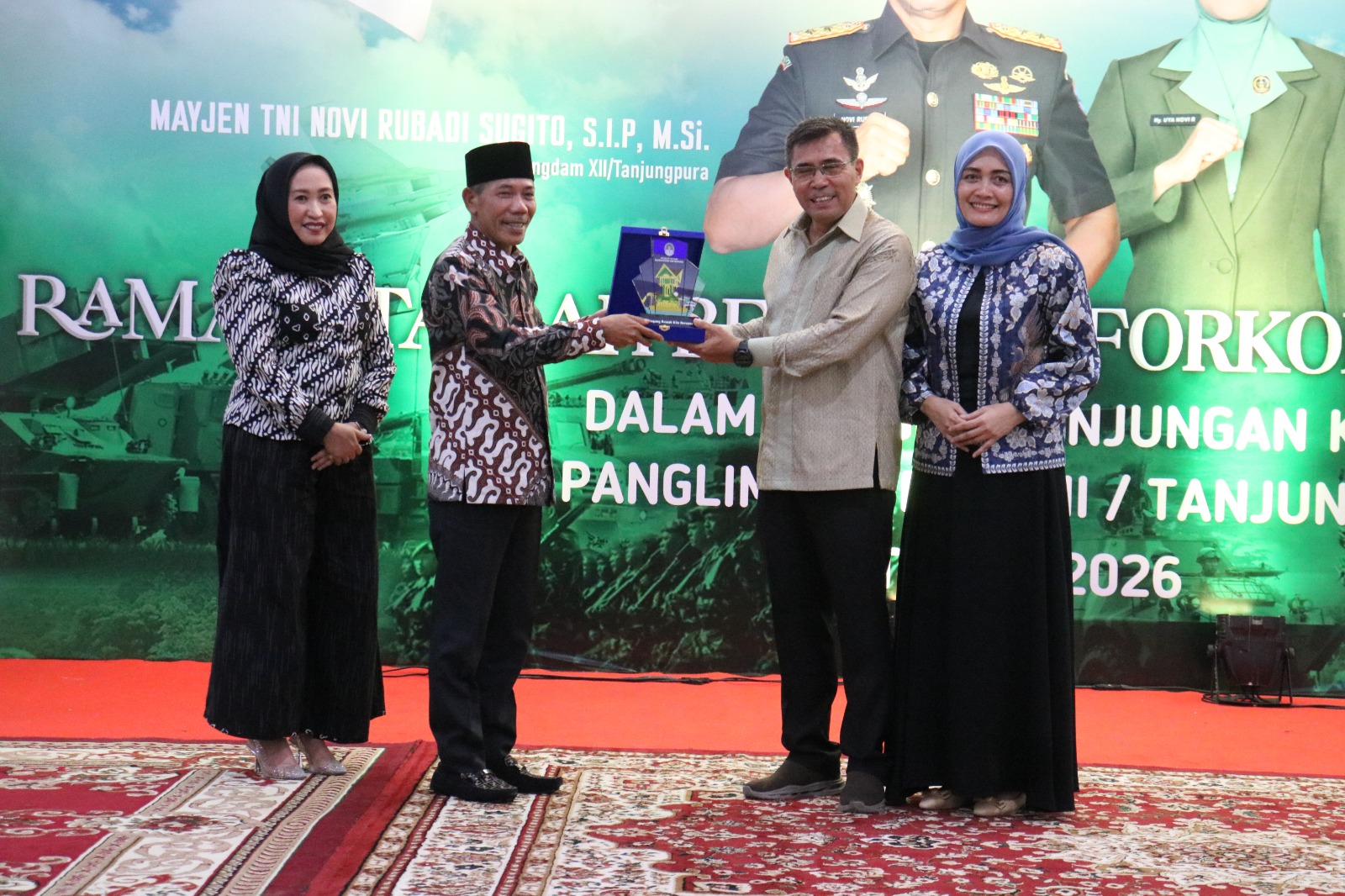 Pangdam XII/Tpr Perkuat Sinergi dengan Forkopimda dan Tokoh Masyarakat di Ketapang