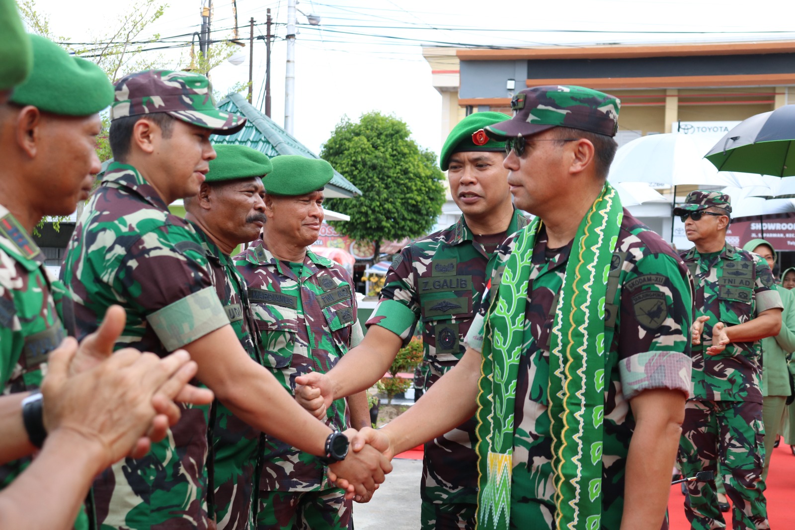 Perkuat Pembinaan Satuan, Pangdam XII/Tpr Kunjungi Kodim Ketapang