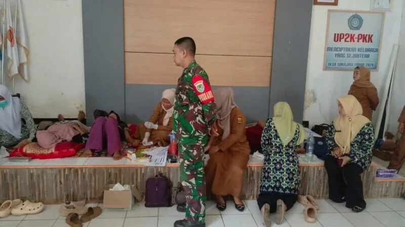 Danposramil Cimanggu Hadiri Kegiatan KB Kes dan Pelayanan IUD dalam Rangka HUT IBI