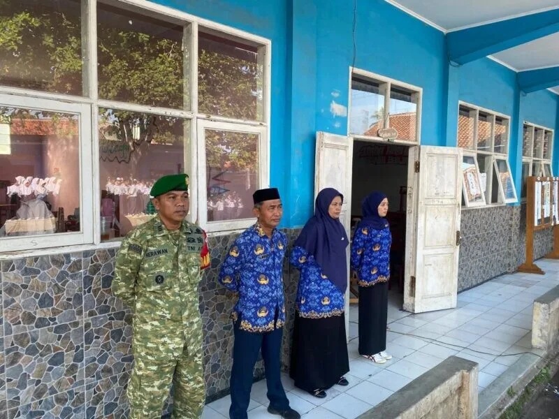 Danramil 2212/Tegalbuleud Hadiri Upacara Hari Kebangkitan Nasional Tingkat Kecamatan