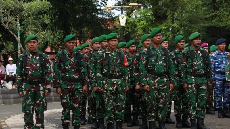 Danramil 2201/Cisolok dan Babinsa Ikuti Upacara Hari Kebangkitan Nasional