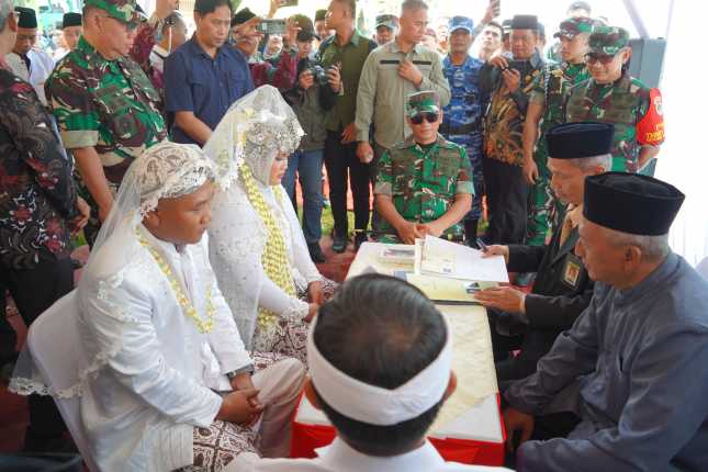 Di Balik Penutupan TMMD Purwakarta, Ada Kisah Cinta yang Akhirnya Resmi