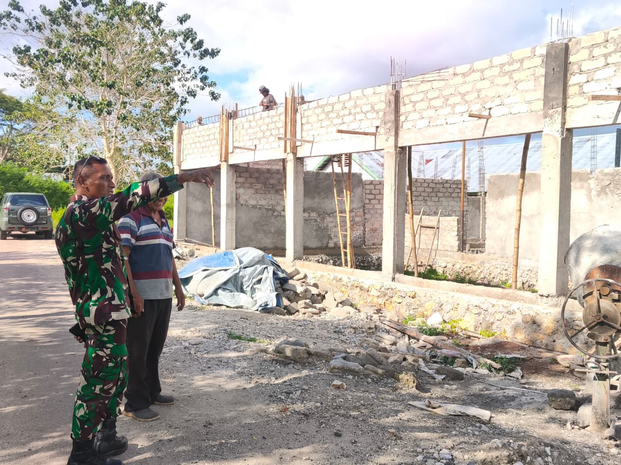 Dukung Program Pemerintah, Dandim 1613/Sumba Barat Cek Progres KDKMP