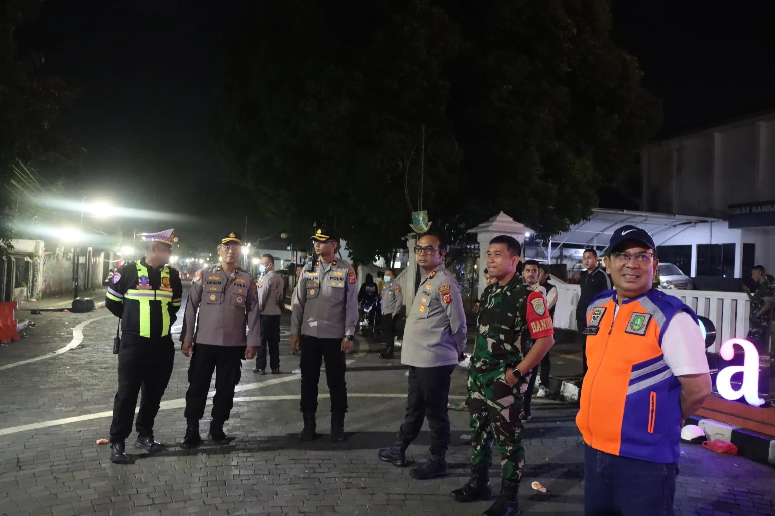 Dandim 0607/Kota Sukabumi dan Kapolres Turun Langsung Amankan Pesta Kemenangan Persib