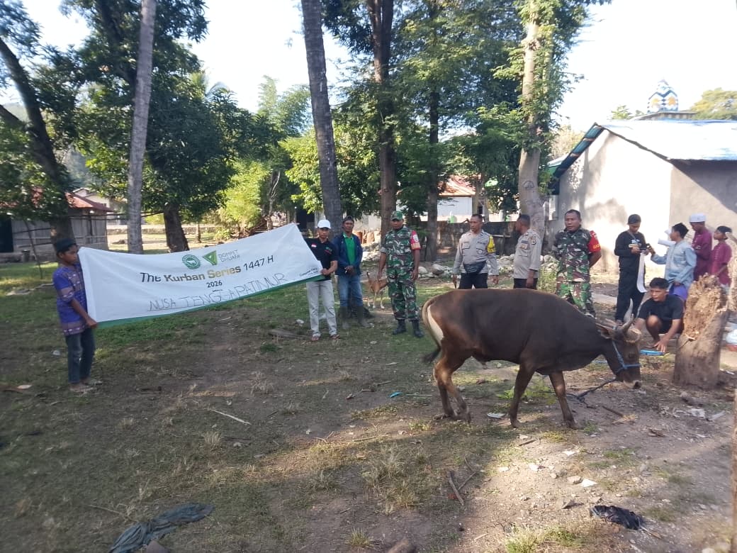 Hari Tasyrik Ketiga, Babinsa Amankan Kegiatan Qurban Masyarakat