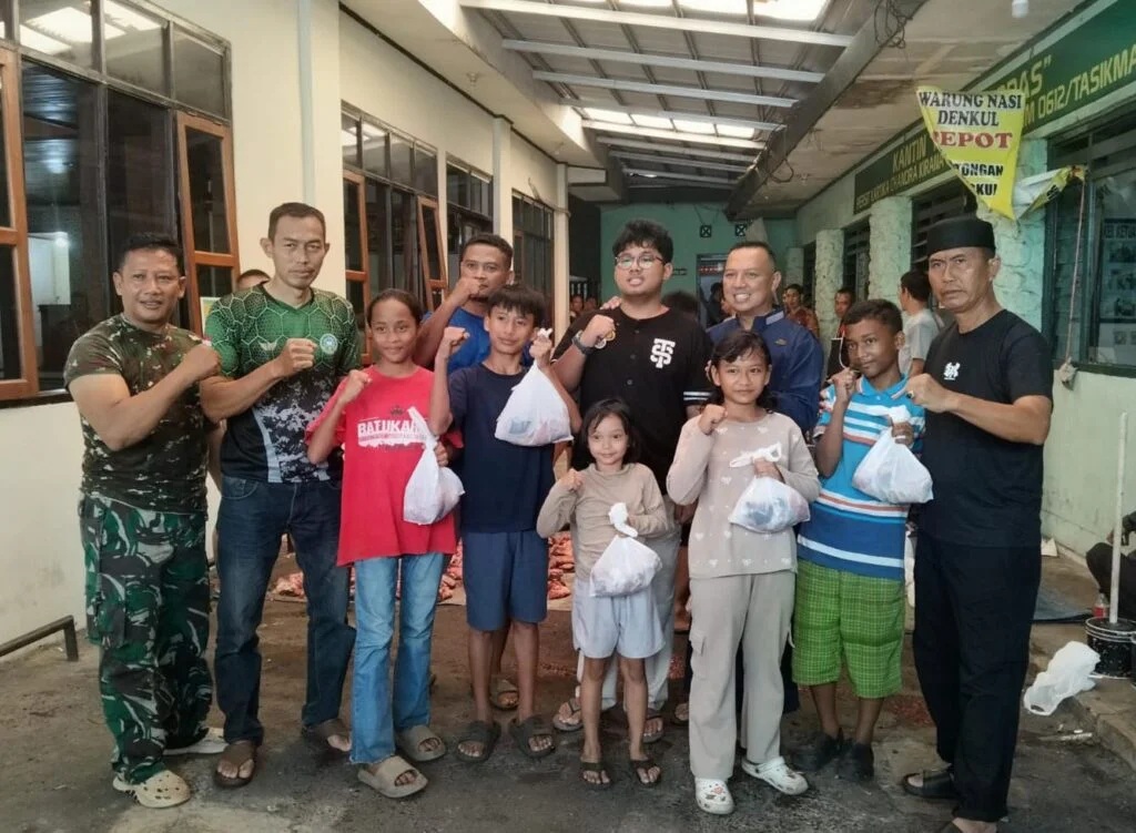 Semangat Berbagi Idul Adha 1447 H: Kodim 0612/Tasikmalaya Potong Hewan Kurban Sapi dan Kambing