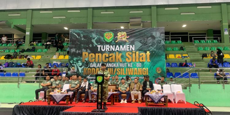 Kodim 0618/Kota Bandung Sabet Juara Umum Turnamen Pencak Silat Piala Pangdam III/Siliwangi