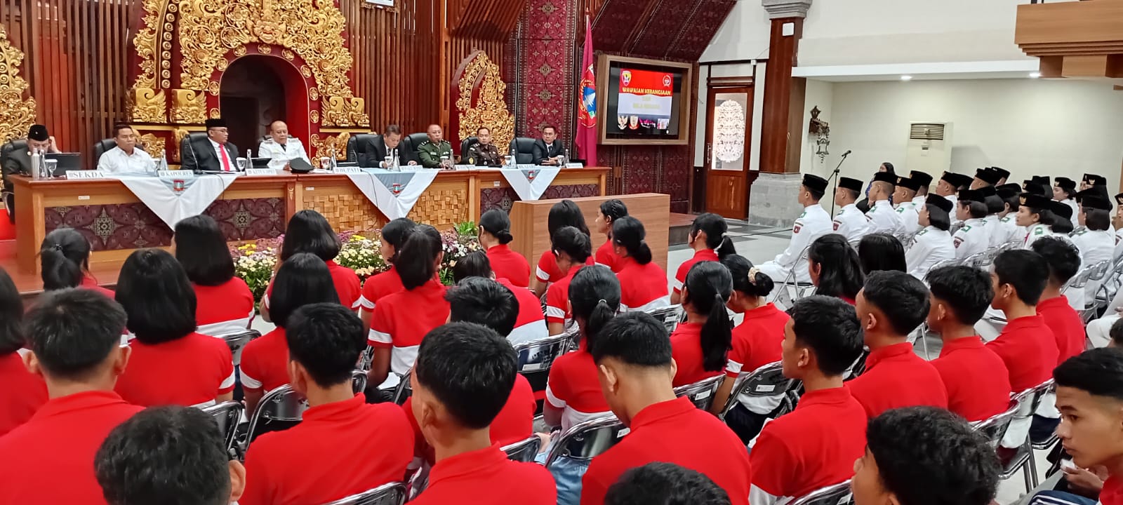 Kasdim 1623/Karangasem Jadi Narasumber Pembumian Pancasila 2026 bagi Generasi Muda Karangasem