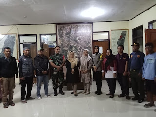 Babinsa Warudoyong Bersama Aparatur Kelurahan dan Bhabinkamtibmas Monitoring Takbiran Malam