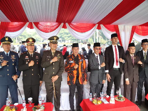 Dandim 0624/Kab Bandung Hadiri Upacara Peringatan Hari Lahir Pancasila dan Harkitnas ke-118