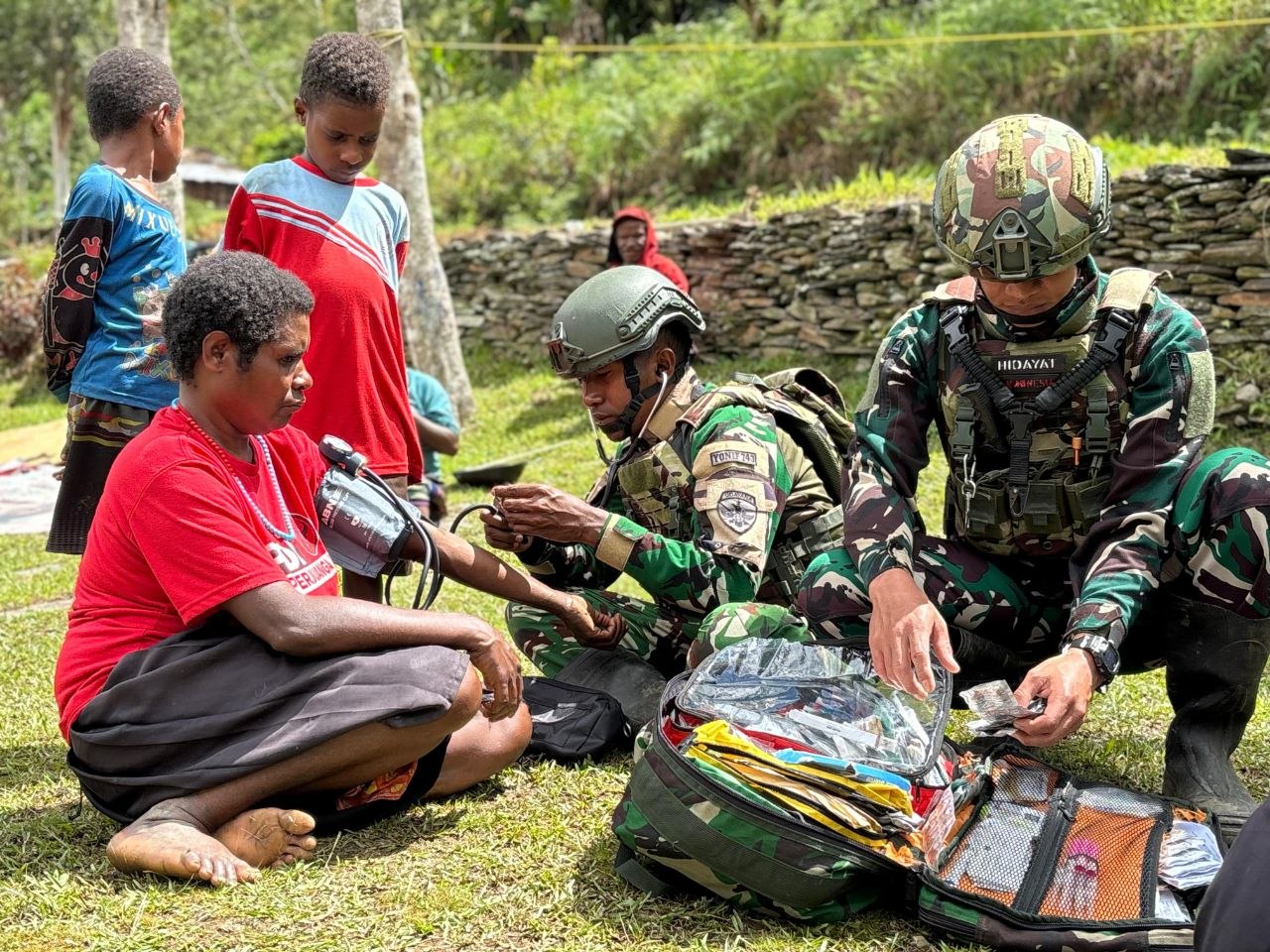 Harapan Baru di Talilime, Satgas Yonif 743/PSY Bantu Warga Melalui Layanan Kesehatan Gratis