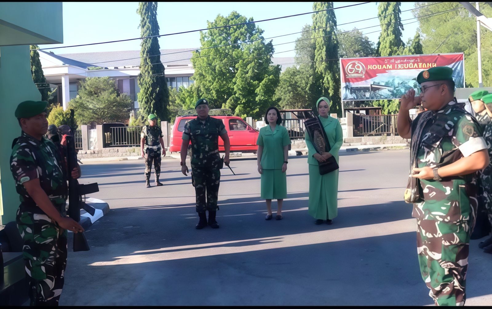 Tradisi Penyambutan Dandim Baru Warnai Semangat dan Jiwa Korsa Kodim 1604/Kupang