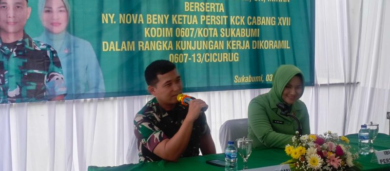 Dandim 0607/Sukabumi Kunjungi Koramil Cicurug, Tegaskan Pentingnya Sinergi dan Anti Narkoba