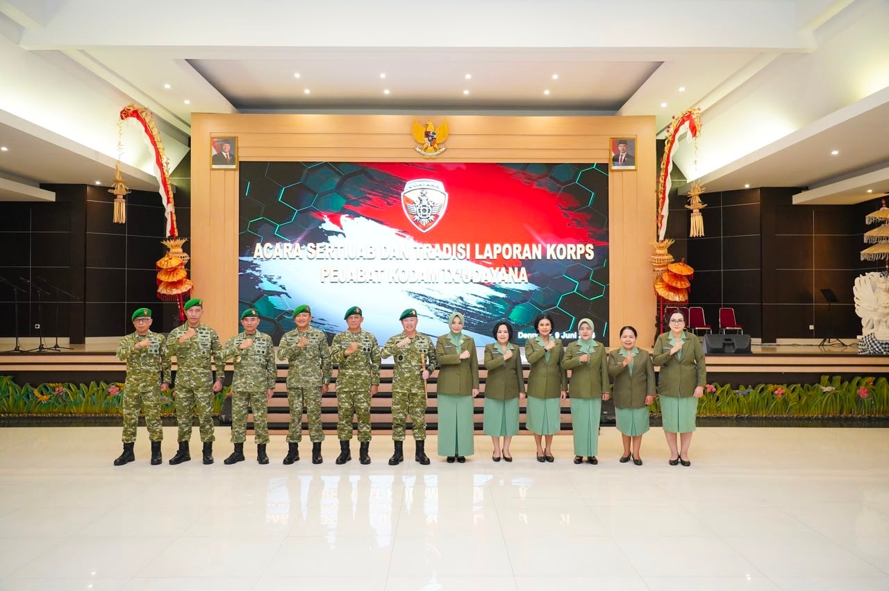 Kodam IX/Udayana Laksanakan Penyegaran Organisasi Melalui Sertijab Pejabat Satuan