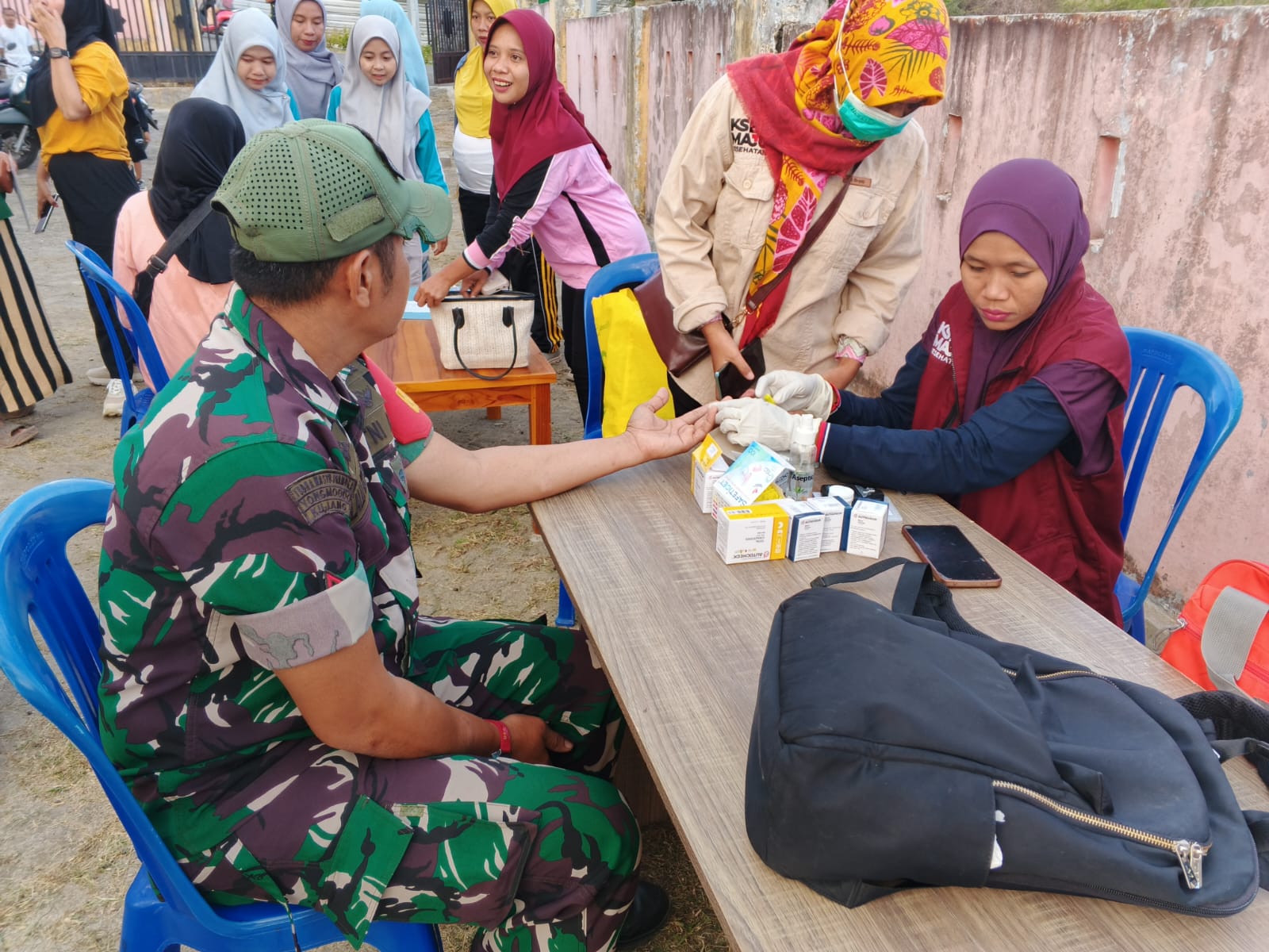 Koramil 1628-02/Sekongkang Dukung Gerakan SATU TBC untuk Mewujudkan Masyarakat Sehat