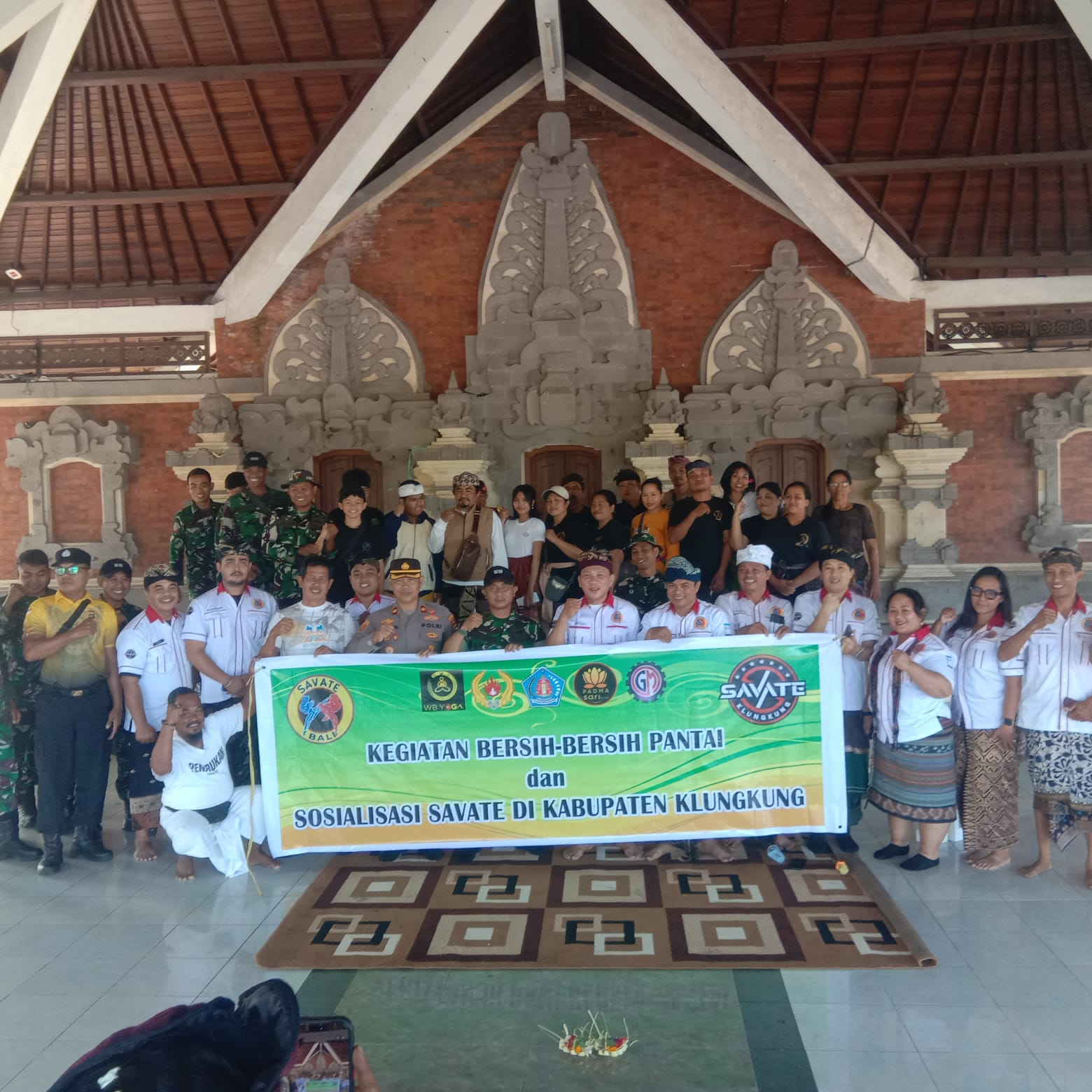 Dorong Perkembangan Olahraga Savate,  TNI Polri Bersama FSI Bali dan Klungkung Bersatu Gelar Sosialisasi