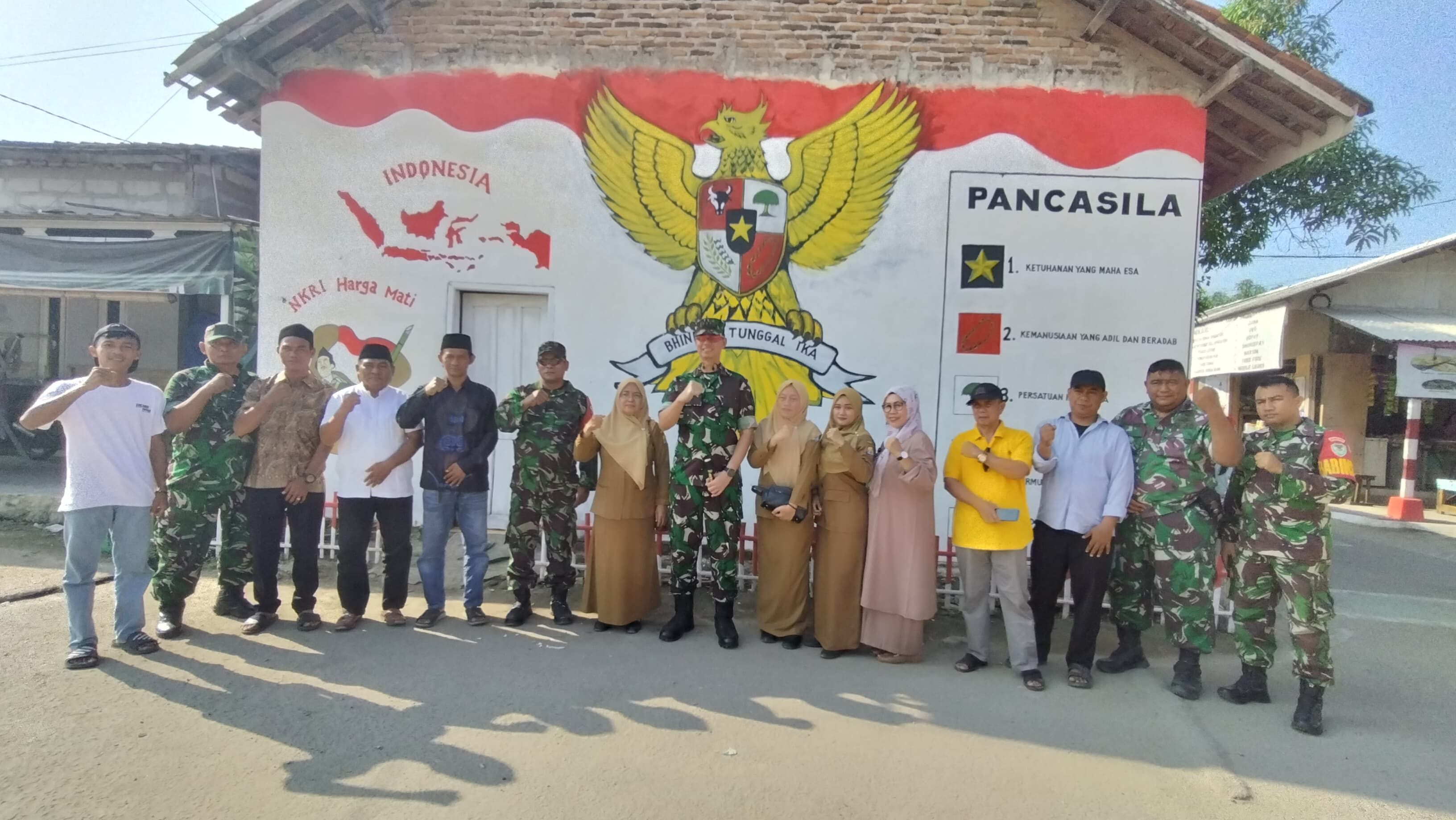 Dandim 0602/Serang Kolonel Arm Oke Kistiyanto Tinjau Langsung Kampung Pancasila