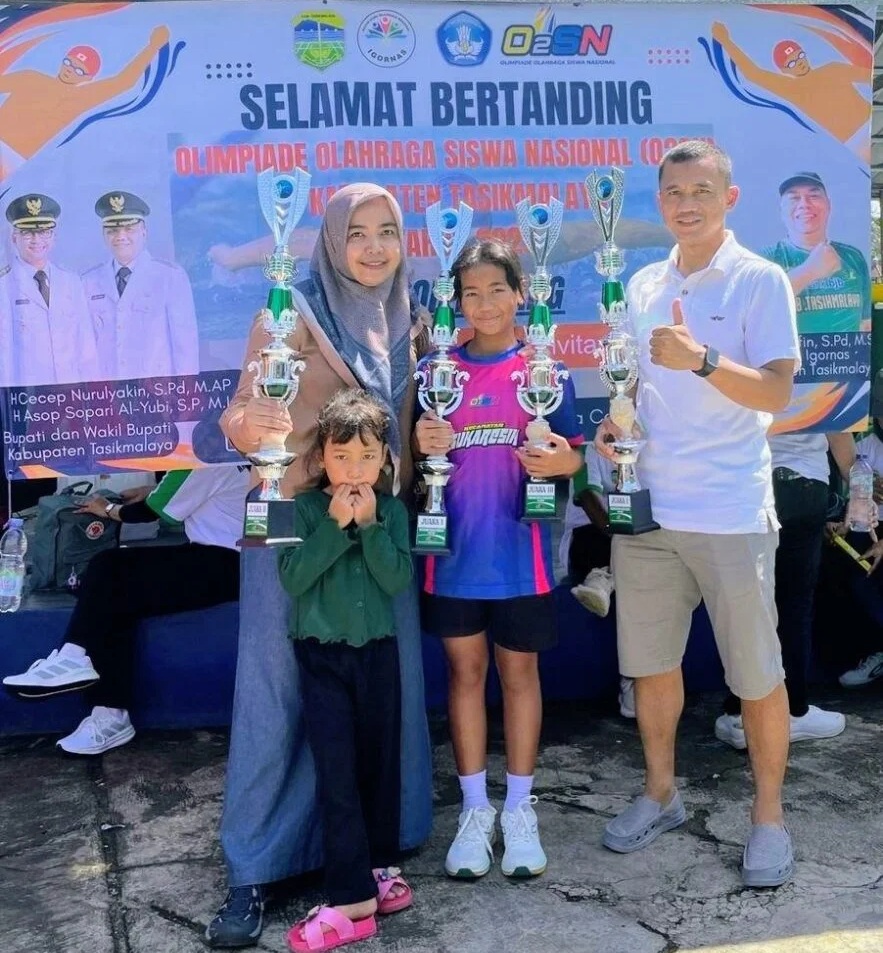 Nasya Aqila Herdiana Putri: Anak Kolong Kodim 0612/Tasikmalaya Borong 4 Medali di O2SN 2026