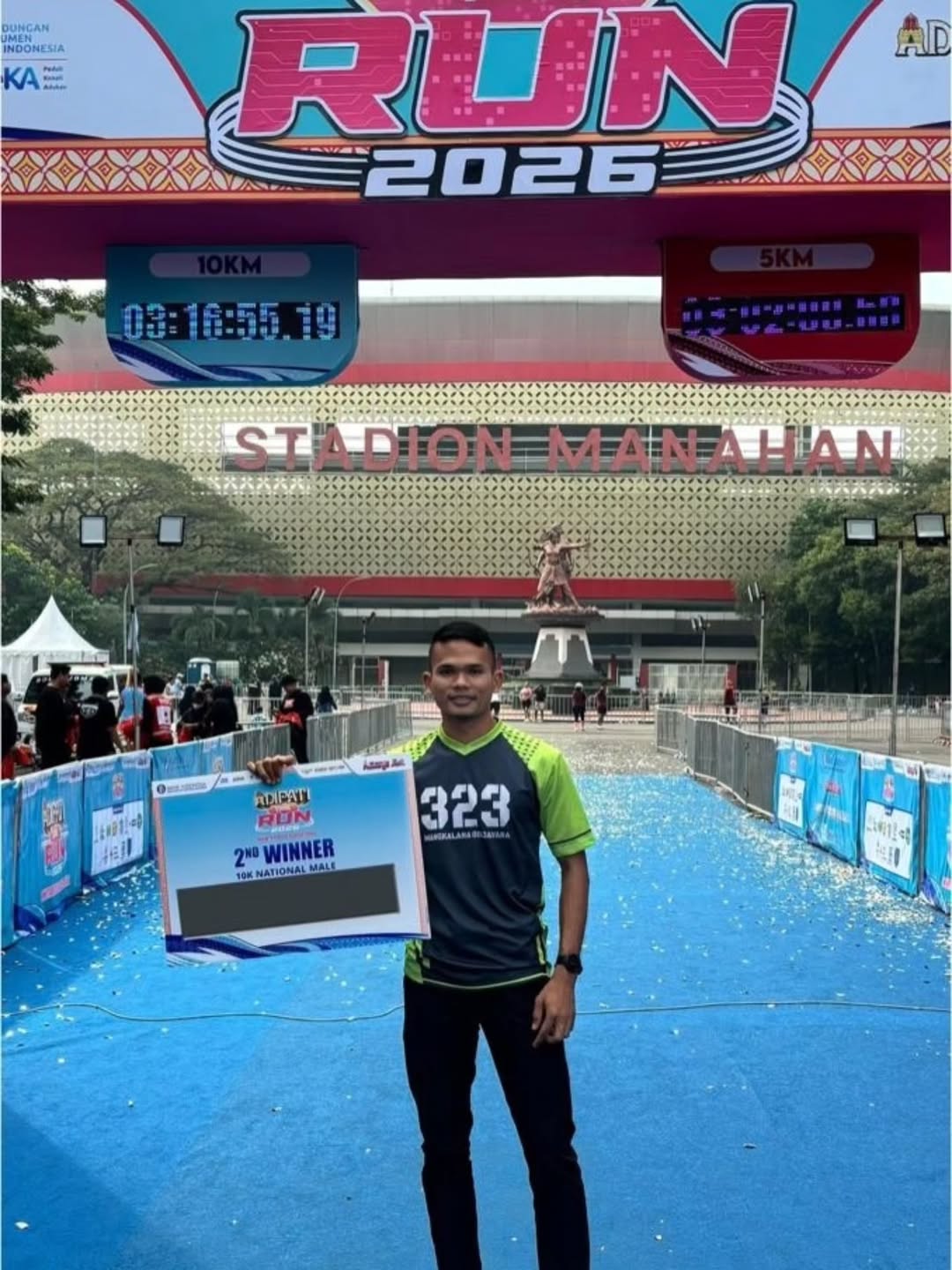 Prajurit Yonif 323 Kostrad Raih Juara 2 Adipatiqris Run 2026