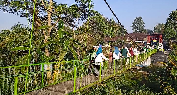 Jembatan Gantung Garuda menjadi Icon Kebanggaan Masyarakat