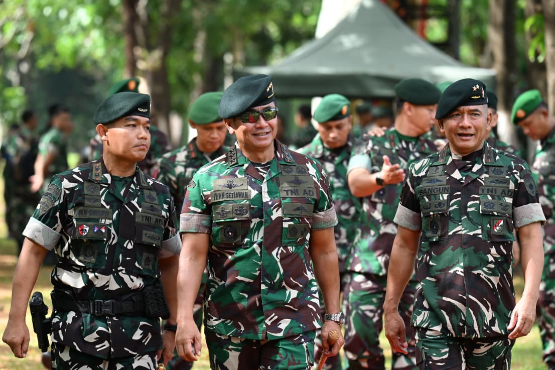 "Kalau Menerima Tamu Tidak Setengah-Setengah”, Danpussenif Apresiasi Kepemimpinan Pangdam XIV/Hsn