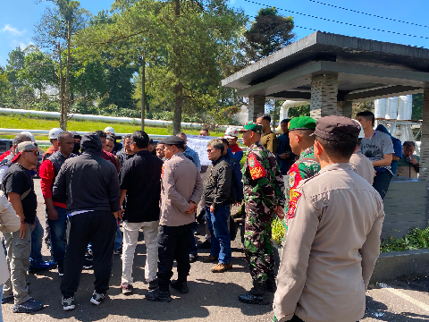 Anggota Koramil 2403/Paseh Dampingi Simulasi Keadaan Darurat di Kamojang