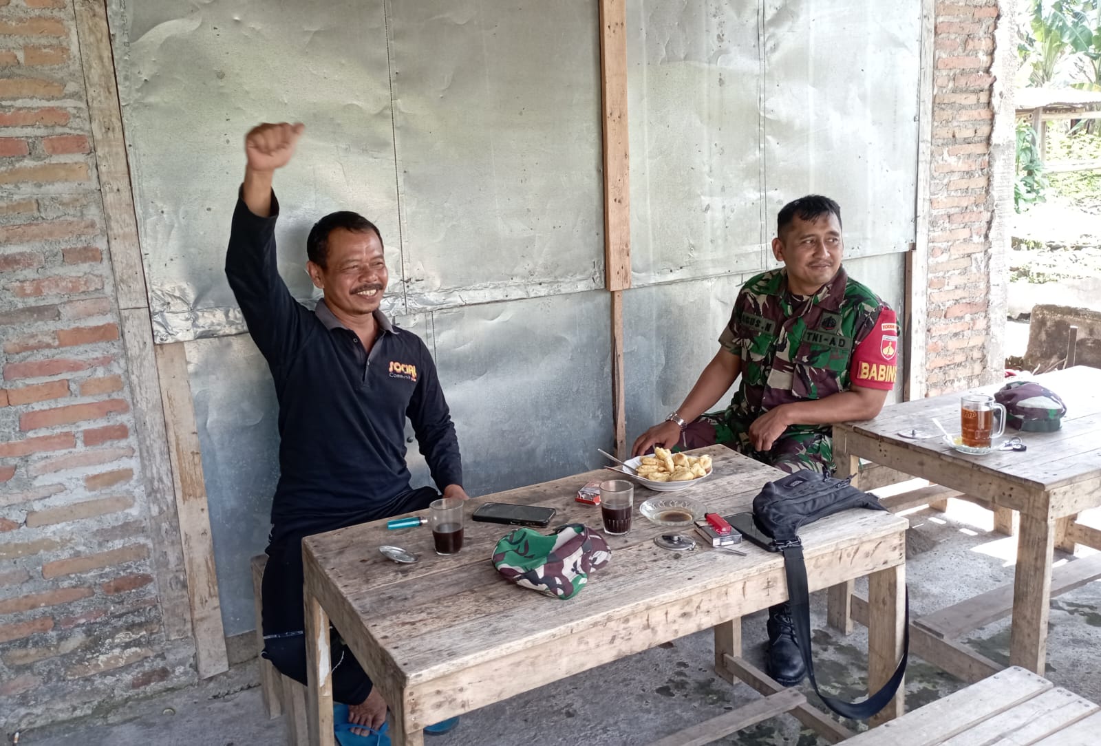 alin Kedekatan Dengan Masyarakat, Babinsa Desa Ngaren Serap Aspirasi Warga