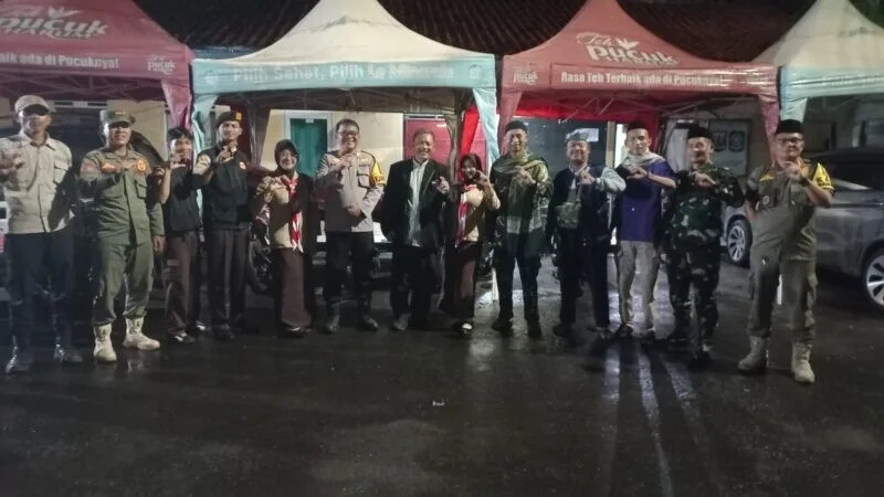 Koramil 2201/Cisolok Bersama Forkopimcam Sambut Tahun Baru Islam 1 Muharam 1448 H di Karanghawu