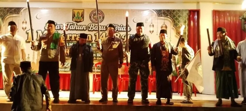 Danramil 2209/Lengkong Bersama Forkopimcam dan Warga Sambut Tahun Baru Islam 1 Muharam 1448 H