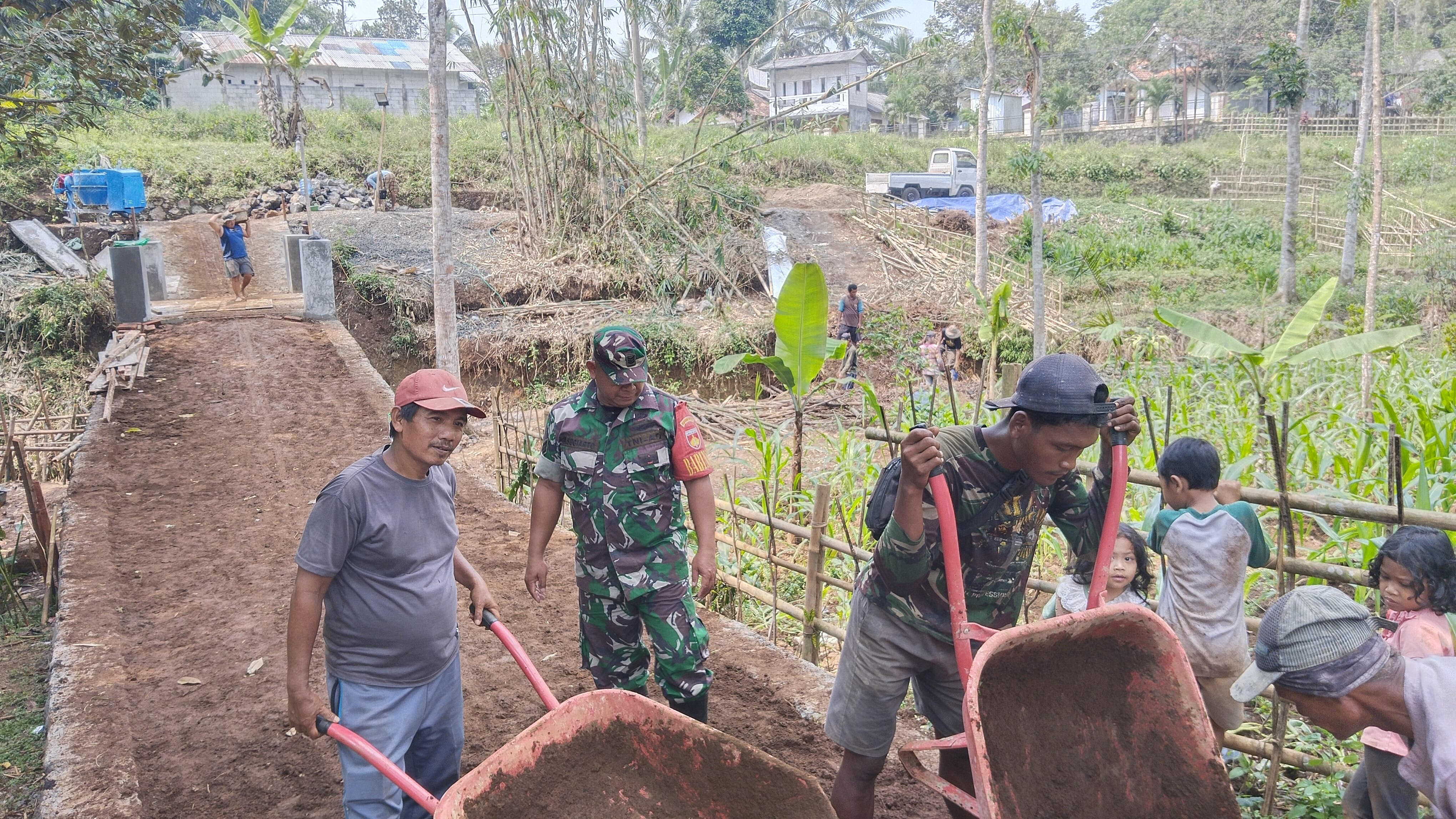 Pembangunan Jembatan Garuda di Kabupaten Tegal Terus Berjalan, Progres Jembatan Armco Lampaui Target