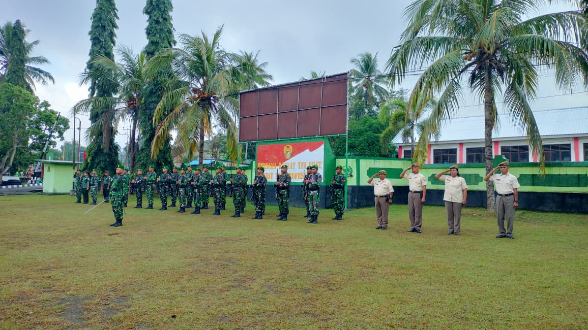 Kodim 1618/TTU Teguhkan Jiwa Patriotisme Melalui Upacara Bendera Merah Putih