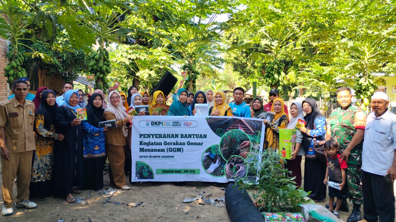 Sinergi Pemerintah Desa dan Babinsa Sukseskan Program Gerakan Gemar Menanam di Tambak Sari