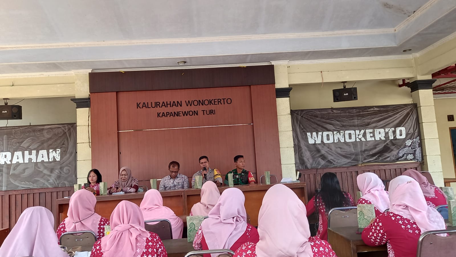 Babinsa Turi Sleman Hadiri Pertemuan PKK