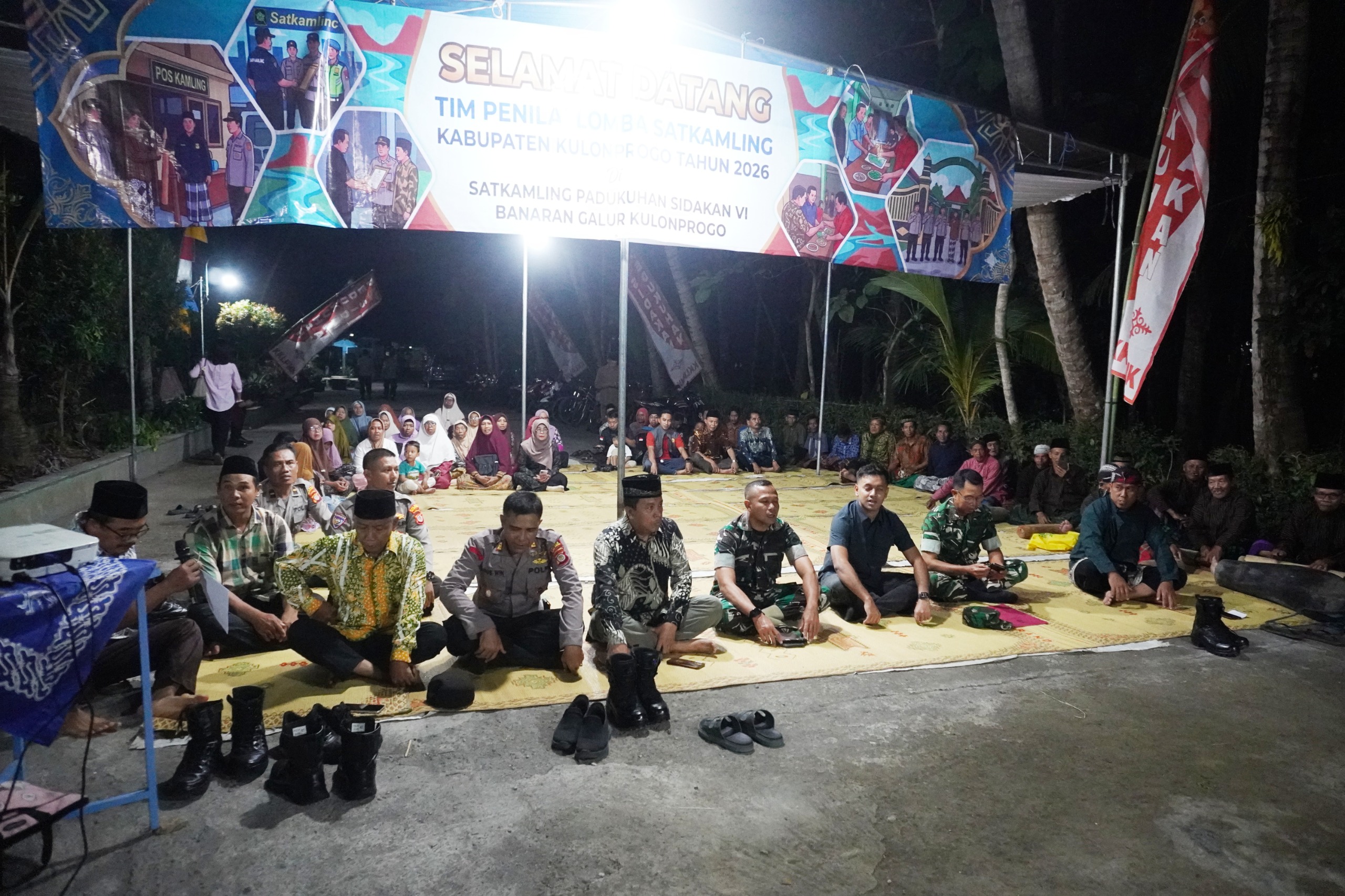 Dandim Kulon Progo Sebagai Penilai Lomba Satkamling