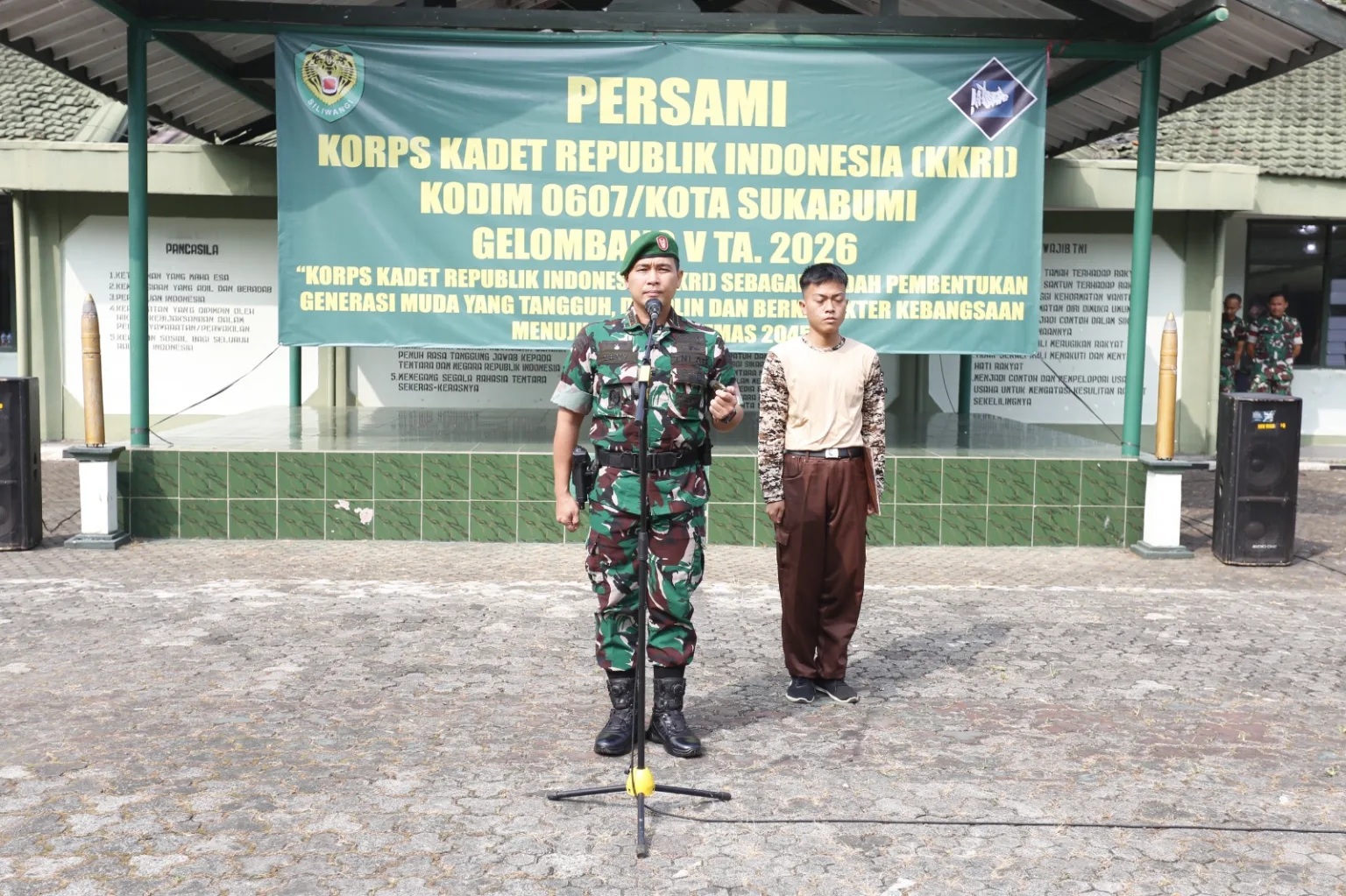 Dandim 0607/Kota Sukabumi Resmi Tutup Persami KKRI Gelombang V Tahun 2026, Cetak Generasi Tangguh Menuju Indonesia Emas 2045