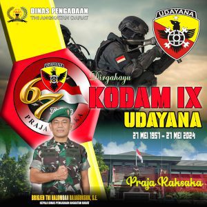 Dirgahayu KODAM IX/UDAYANA