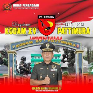 Dirgahayu KODAM XVI/PATTIMURA