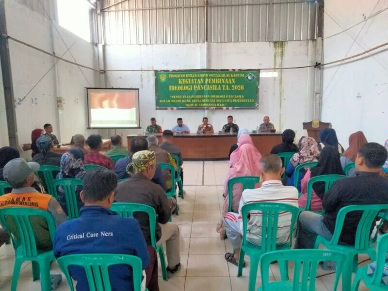 Danramil 2208/Nyalindung Berikan Pembekalan Pembinaan Ideologi Pancasila Kepada Masyarakat